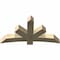 Ekena Millwork Alberta Rough Sawn Timber Gable Bracket, Douglas Fir, 60"W x 32"H x 6"D x 6"F, 13/12 Pitch GBW060X32X0606ALB00RDF - alternate 5